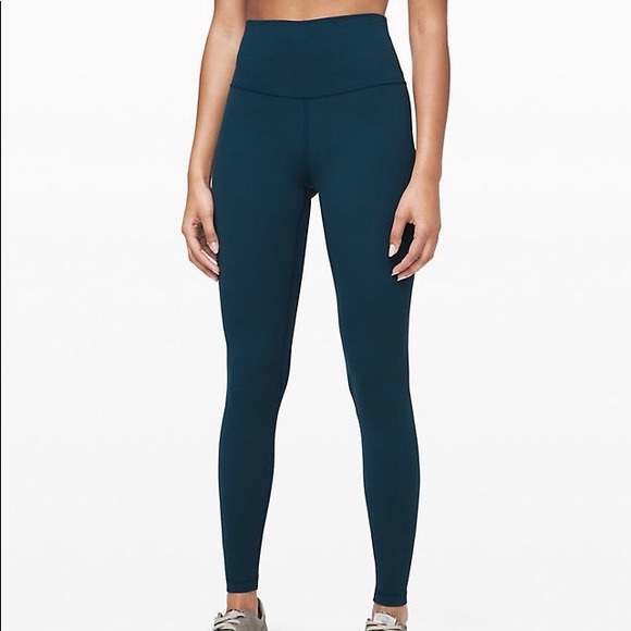lululemon athletica Pants - Lululemon Align leggings 28” Size 8- Night Diver